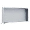 vidaXL Rack de lenha com tampa de chuva 300x25x150 cm a&ccedil;o galvanizado
