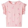 vidaXL T-shirt de crian&ccedil;a rosa-claro 116