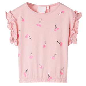 T-shirt de crian&ccedil;a rosa-claro 116