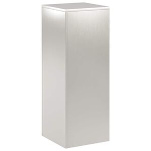vidaXL Suporte para Plantas Prateado 30 x 30 x 80 cm A&ccedil;o