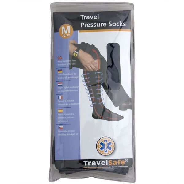 Meias de press&atilde;o da Travelsafe 39-42