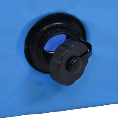 vidaXL Piscina para cães dobrável 160x30 cm PVC azul
