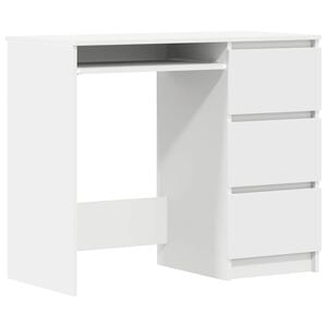 vidaXL Secret&aacute;ria 90x45x76 cm derivados de madeira branco
