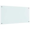 vidaXL Proteção de Cozinha Branco 100 x 50 cm vidro temperado