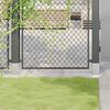 vidaXL Bases de poste quadradas 4 pcs prata 91x91 mm a&ccedil;o galvanizado