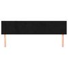 vidaXL Cabeceiras preto 200x5x78/88 cm veludo