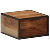 vidaXL Mesa de cabeceira de parede 35x35x20 cm madeira ac&aacute;cia maci&ccedil;a