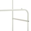 vidaXL Suporte para Roupas com prateleira Branco 80 x 53 x 156 cm