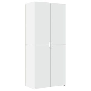 vidaXL Arm&aacute;rio alto 80x42,5x185 cm deriv. de madeira branco