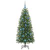 vidaXL &Aacute;rvore de Natal Artificial com 150 LEDs Verde 150 cm PE e PVC