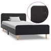 vidaXL Estrutura de cama 90x200 cm serapilheira cinzento-escuro