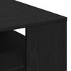 vidaXL Mesa de centro Carvalho Preto 102 x 55 x 43 cm