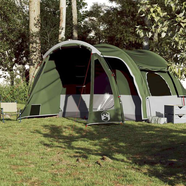 vidaXL Tenda familiar para 6 pessoas imperme&aacute;vel verde