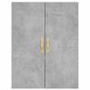 vidaXL Armário alto 69,5x34x180 cm derivados de madeira cinza cimento