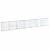 vidaXL Cesto gabi&atilde;o com cobertura 700x50x100 cm ferro galvanizado