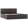 vidaXL Cama hidr&aacute;ulica c/ arruma&ccedil;&atilde;o 140x200cm couro artificial cinza