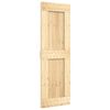 vidaXL Porta Deslizante NARVIK Natural e Preto 70 x 210 cm (152,5 cm)