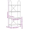 vidaXL Estante Carvalho Artesanal 60 x 30 x 146 cm Madeira processada