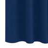vidaXL Cortinas Blackout com Argolas 2 pcs Azul Escuro 140 x 140 cm