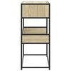 vidaXL Mesa consola 90x35x80 cm derivados de madeira carvalho sonoma