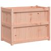 vidaXL Vaso/floreira de jardim 90x50x70 cm madeira de douglas maci&ccedil;a