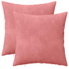 vidaXL Almofada com travesseiro HEERLEN 2 unid. Rosa Veludo