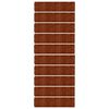 vidaXL Bordas de relvado 10 pcs 25x103 cm a&ccedil;o corten flex&iacute;vel