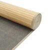 vidaXL Tapete retangular 70x400 cm bambu cor natural clara