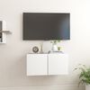 vidaXL M&oacute;vel de TV para parede 60x30x30 cm branco