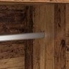 vidaXL Guarda-roupa com prateleira Madeira antiga 82,5 x 51,5 x 180 cm