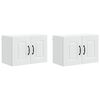 vidaXL Painel de lava-lou&ccedil;a Kalmar 2 pcs Branco 60 x 31 x 40 cm