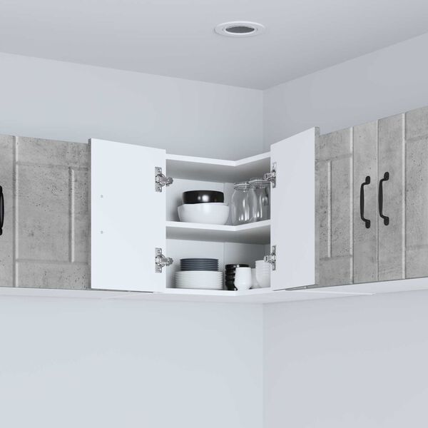 vidaXL Arm&aacute;rio de Cozinha Cinzento 57 x 57 x 40 cm Madeira processada