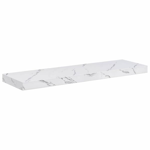 vidaXL Prateleira de Parede M&aacute;rmore Branco 90 x 23,5 x 4 cm