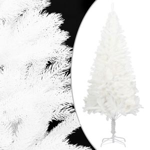 vidaXL &Aacute;rvore de Natal artificial agulhas realistas 210 cm branco