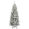 vidaXL &Aacute;rvore de Natal Artificial com 300 LEDs Branco 210 cm
