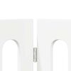 vidaXL Cerca dobr&aacute;vel para pets 2 pcs Branco 100,5 x 38 x 90 cm
