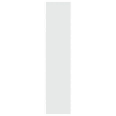 vidaXL Estante/divisória 100x30x135 cm branco brilhante
