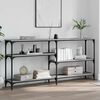 vidaXL Mesa consola 160x29x75 cm derivados de madeira cinzento sonoma