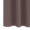 vidaXL Cortinas Blackout com Argolas 2 pcs Marrom Escuro 175 x 140 cm