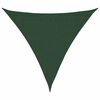 vidaXL Para-sol estilo vela 160 g/m&sup2; 3x3x3 m PEAD verde-escuro
