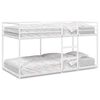 vidaXL Beliche sem colch&atilde;o 107x203 cm a&ccedil;o branco