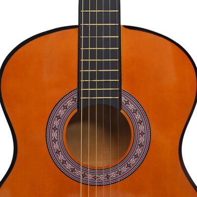 vidaXL Guitarra clássica para iniciantes com saco 3/4 36"
