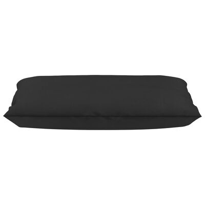 vidaXL Almofadões para sofás de paletes 3 pcs tecido preto