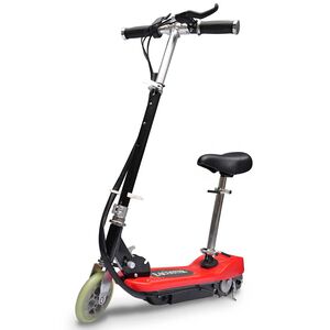 vidaXL Trotinete/scooter el&eacute;trica com assento 120 W vermelho