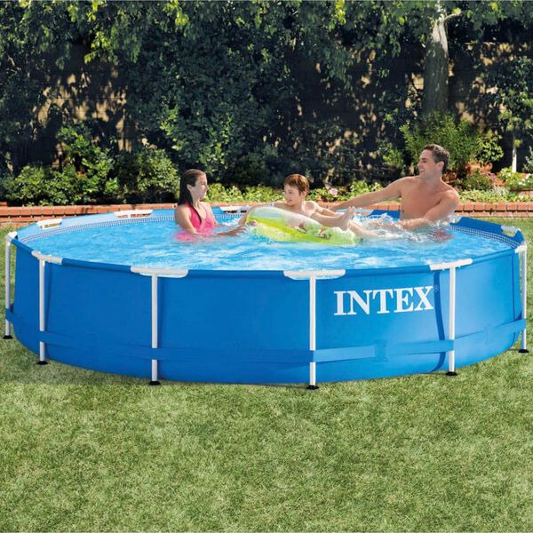 Intex Piscina Metal Frame 366x76 cm 28210NP
