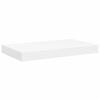 vidaXL Prateleiras de parede suspensas 2 pcs 50x23x3,8cm MDF branco