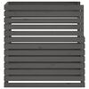 vidaXL Caixa de compostagem 100x100x102 cm pinho maciço cinzento