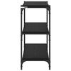vidaXL Gabinete de Livros Carvalho Preto 80 x 33 x 70,5 cm