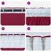 vidaXL Cortinas de Veludo 2 pcs vermelho tinto 175 x 140 cm Veludo