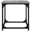 vidaXL Mesa de apoio 40x40x40 cm derivados madeira cinzento sonoma